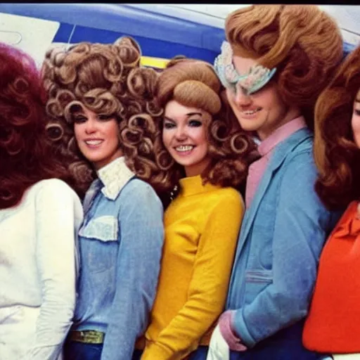 Image similar to 1 9 6 9 big hair day at walmart