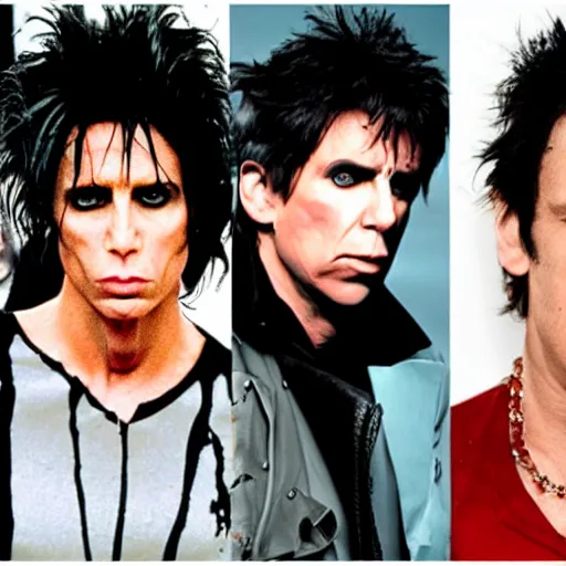 Prompt: derek zoolander the cure sandman tv show alec empire