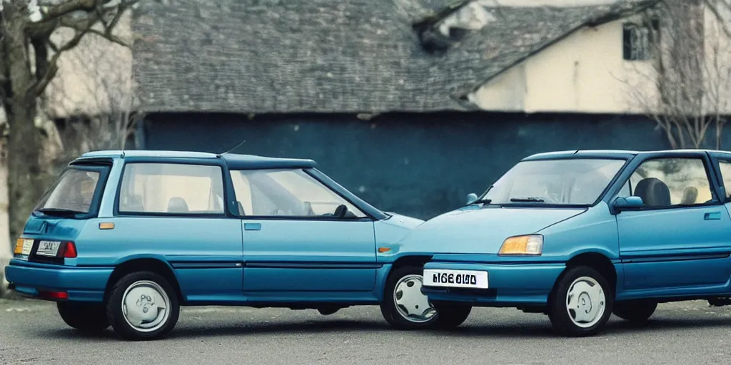 Image similar to “1993 Renault Espace Convertible, blue”