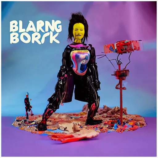 Image similar to bjork at burning man, activity play centre, stop motion vinyl action figure, plastic, toy, butcher billy style