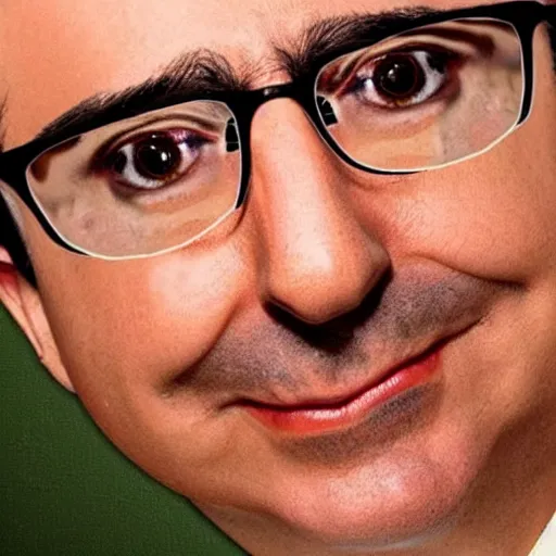 Image similar to a photo of an olive in the shape of john oliver's face