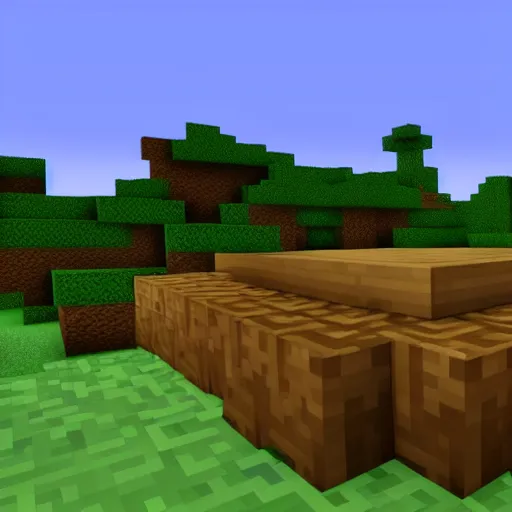 a red earth, minecraft style, Stable Diffusion