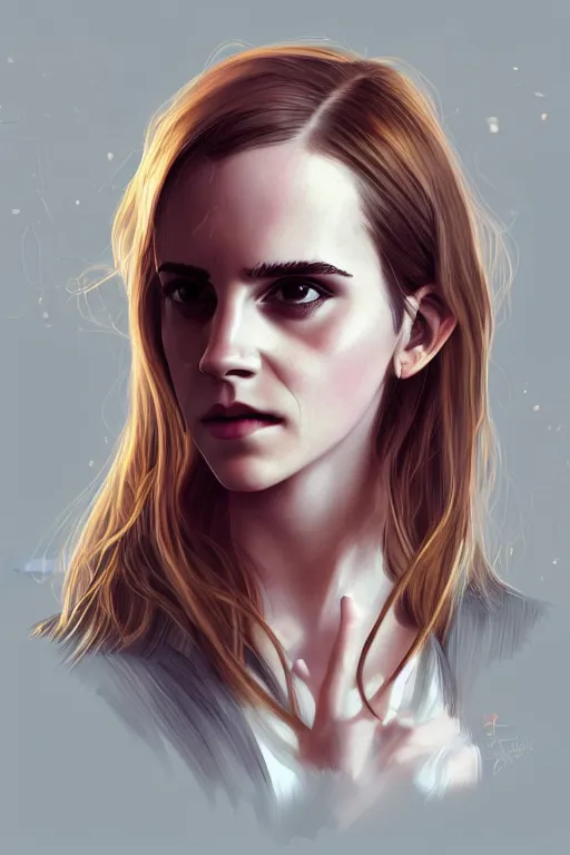 Image similar to a selfie of Emma Watson as a cat in the Matrix, fantasy, intricate, young and cute girl, highly detailed, digital painting, artstation, concept art, smooth, sharp focus, illustration