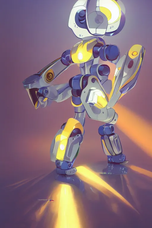 Image similar to metabots medabots medarotto medarot robot minimalist comics, behance hd by jesper ejsing, by rhads, makoto shinkai and lois van baarle, ilya kuvshinov, rossdraws global illumination ray tracing hdr radiating a glowing aura