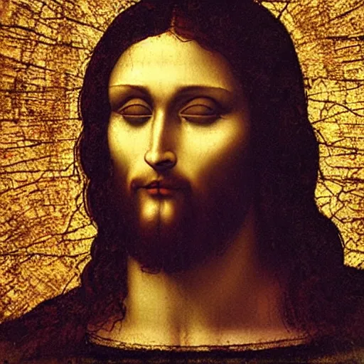 Prompt: Jesus by Leonardo DaVinci
