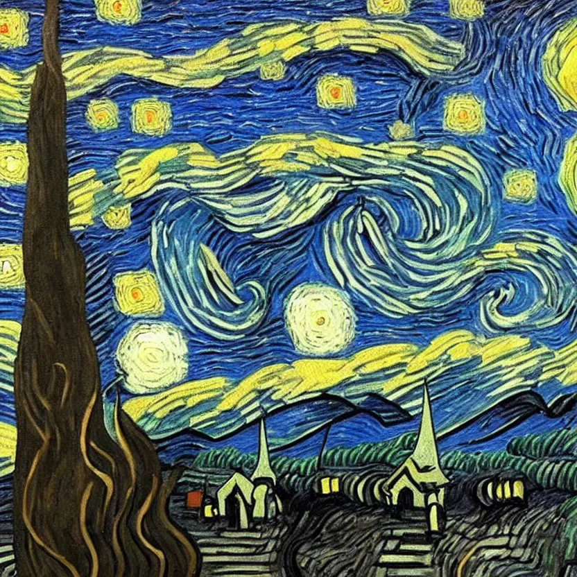 Starry Night by Van Gogh –