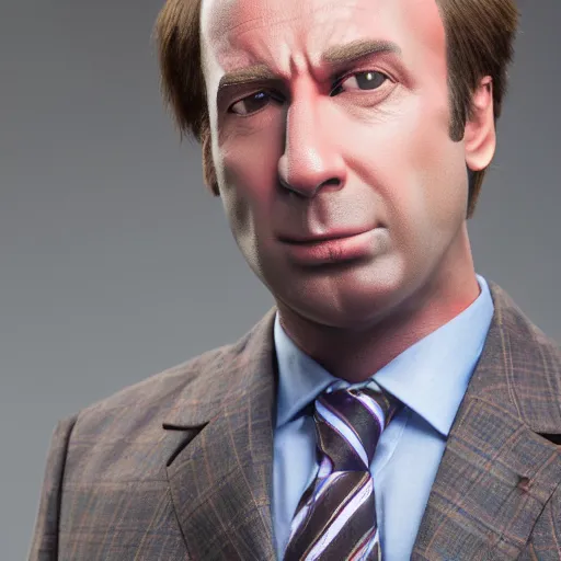 Image similar to super high quality saul goodman, realistic photorealistic high-resolution saul Goodman, very saul goodman, high def, saul, saul Goodman, better call saul, better call saul Goodman, 8k, 4k, professional, depth of field, sigma art 85mm f1.4, large sensor dslr, professional photo, saul goodman, very very saul goodman