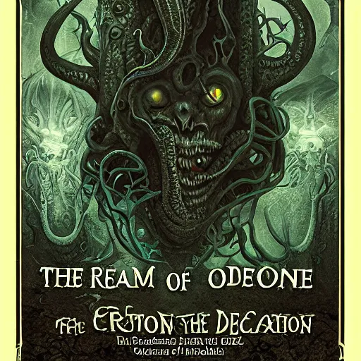 Image similar to the realm of the old ones, lovecraft, dimensional,