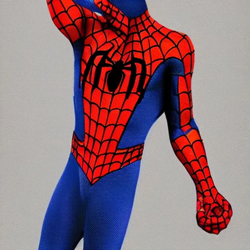 Image similar to deformed spider man