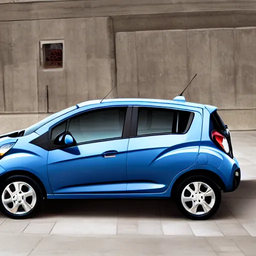 Image similar to chevrolet spark turned into suv