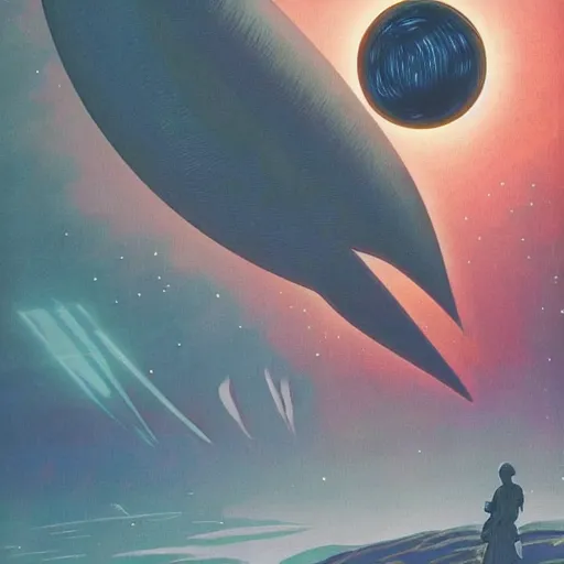 Image similar to 🌍🌎🌏🌒🌓🌔, retro sci - fi fantasy art, crisp, clear, wallpaper