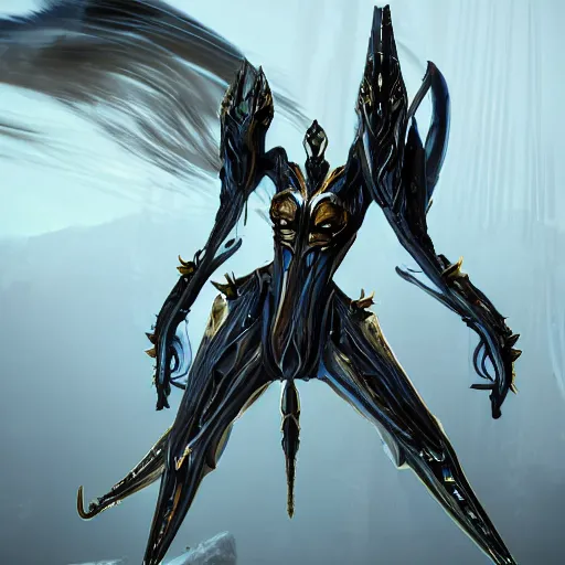 Prompt: high quality bug pov of a beautiful and stunning giant valkyr warframe, doing an elegant pose high above you, looms over you, about to step on you, unaware of your existence, slick elegant design, sharp claws, detailed shot legs-up, highly detailed art, epic cinematic shot, realistic, professional digital art, high end digital art, furry art, DeviantArt, artstation, Furaffinity, 8k HD render, epic lighting, depth of field