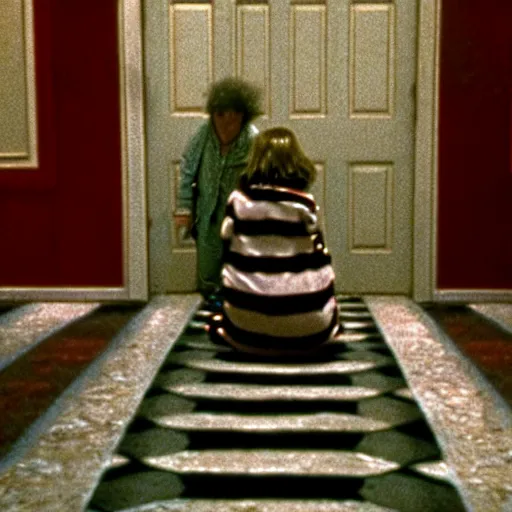 Image similar to Beetlejuice , film still from the movie The Shining