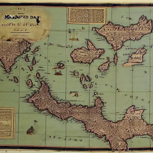 Image similar to map of mainland southeast asia, 1 7 th century, high accuracy, based on geographical map,