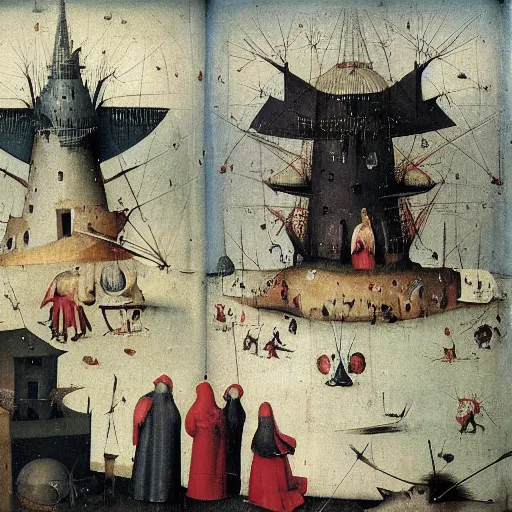 Image similar to ahvaz kamikaze hieronymus bosch