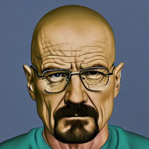 Image similar to walter white mugshot, high detail, 8 k