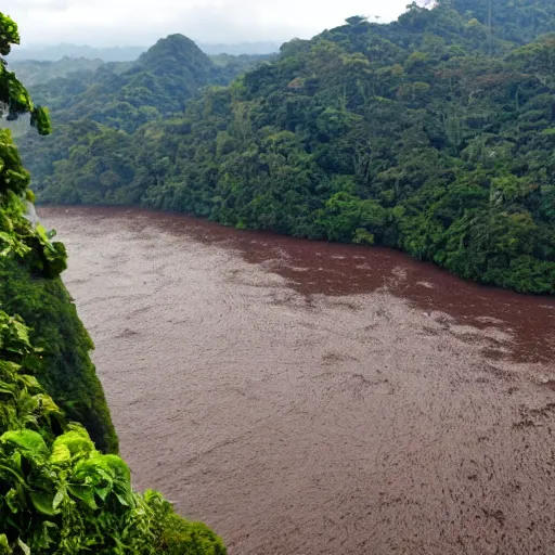 Prompt: the corcovado is melting due to climate change