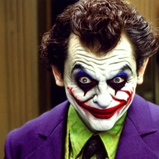 Prompt: rowan atkinson as the joker