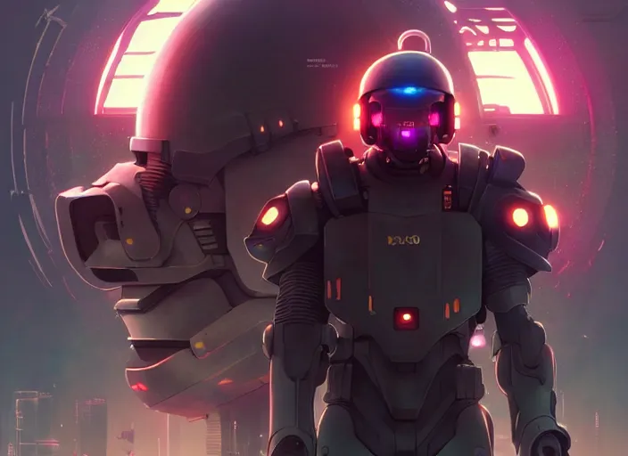 Prompt: cyberpunk mole wearing exo suit, details, futuristic, epic, destroyed city, landscape illustration concept art anime key visual trending pixiv fanbox by wlop and greg rutkowski and makoto shinkai and studio ghibli and kyoto animation symmetrical facial features