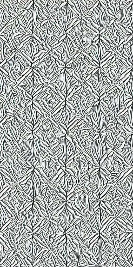 Prompt: black and white fractals, sharp geometric patterns, outline, intricate, coloring page, white background