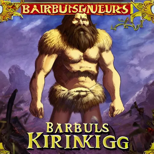 Image similar to barbarous king