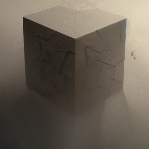 Image similar to the forbidden hypercube, 4k render, trending on artstation, art by greg rutkowski