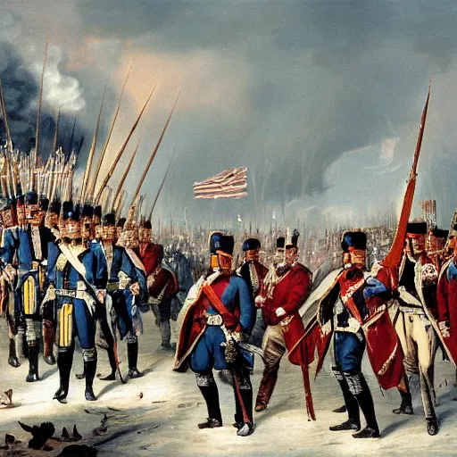 Image similar to the last Napoleonic war