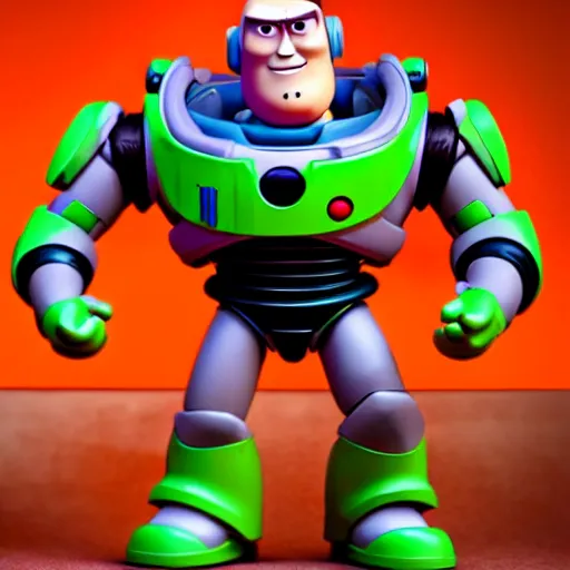 Prompt: doom guy as a pixar character in toy story, 4k, high detail, high-resolution photograph, professional photography, ultra-detail