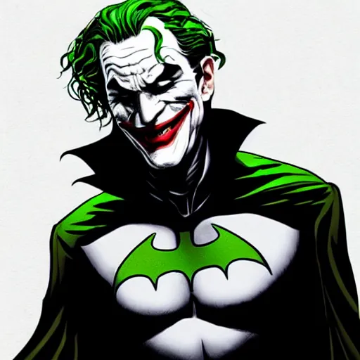 Prompt: The Joker as Batman