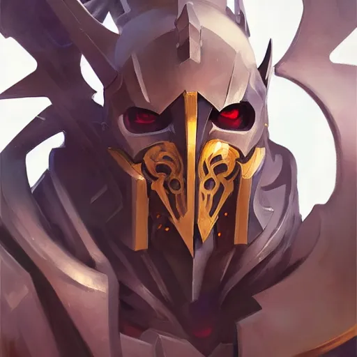 Prompt: greg manchess portrait painting of partially armored abaddon from dota 2 as overwatch character, medium shot, asymmetrical, profile picture, organic painting, sunny day, matte painting, bold shapes, hard edges, street art, trending on artstation, by huang guangjian and gil elvgren and sachin teng