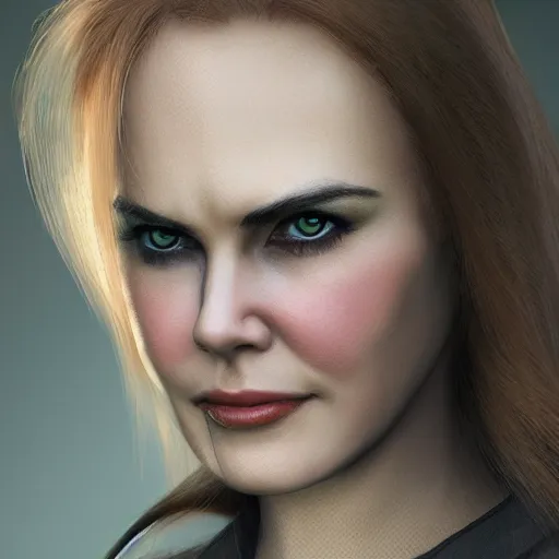 Image similar to Peruvian Nicole Kidman, realistic, photo studio, HDR, 8k, trending on artstation