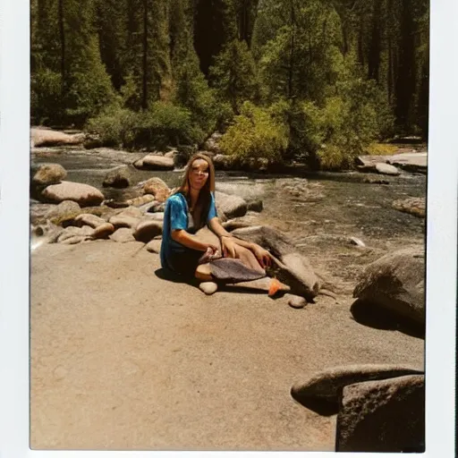 Image similar to yosemite polaroid photograph