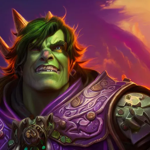 Prompt: varian wrynn possessed by guldan, fel infusion, worlf of warcraft, dmitry prozorov style, artstation, extremely detailed, 8 k, high quality, beatufil painting