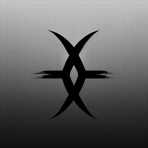 Image similar to an abstract dark symbol with transparent background that symbolizes the society