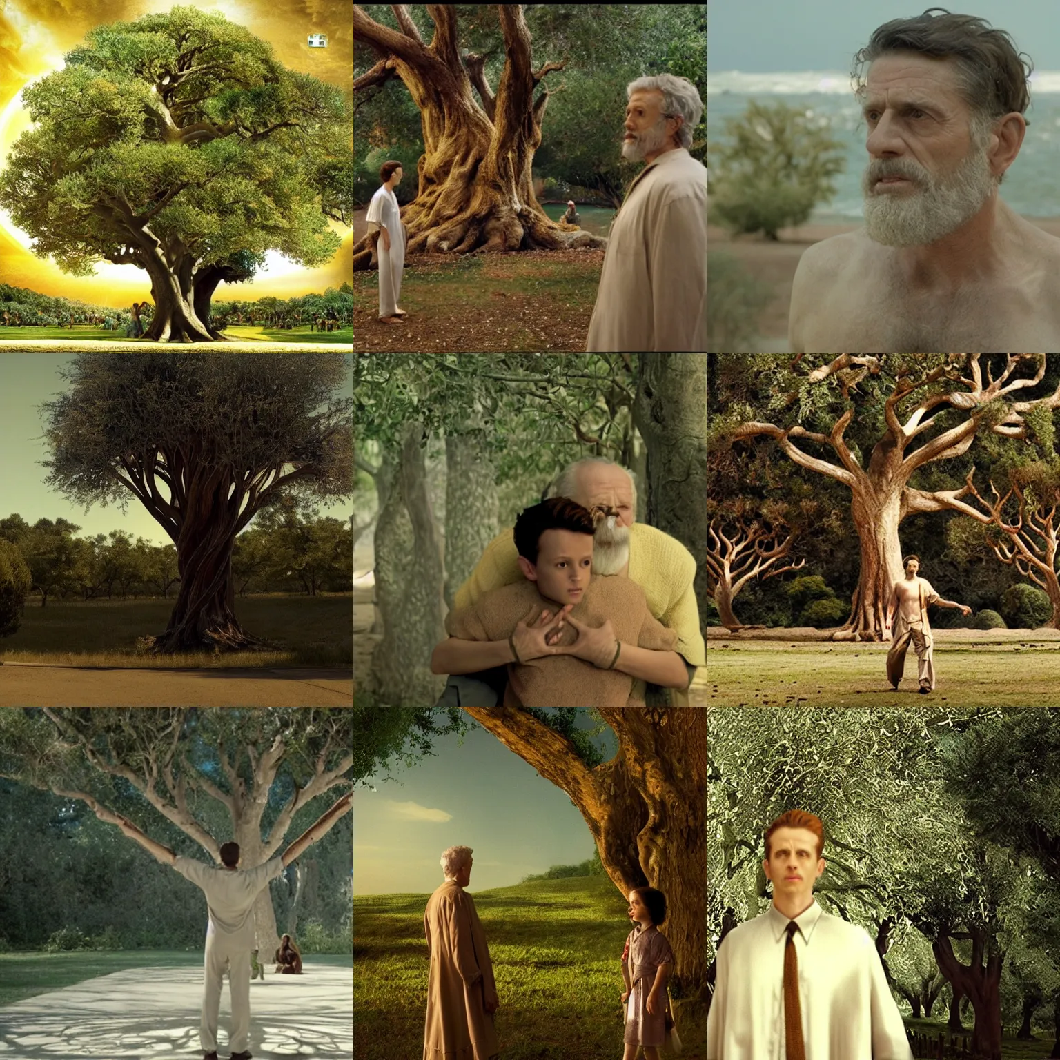 Prompt: a film still from the the tree of life ( 2 0 1 1 )