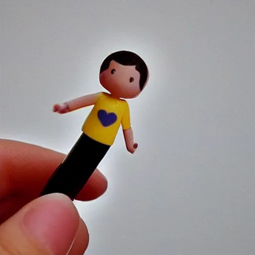 Image similar to cute pen with human features, super cute, tiny , adorable, awww aspiring, very cute