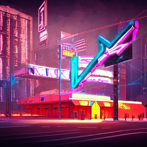 Image similar to shaman cyberpunk, shaman totems, shaman symbols, shaman architecture, neon billboards, neon lights, photorealistic, vfx, elegant, ultra sharp lines, 4 k, unreal engine 5, octane render, extreme contrast