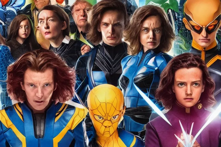 Image similar to The X-Men a live action film by Wes Anderson, 2022