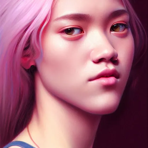 Image similar to portrait of jossi of blackpink, highly detailed, digital painting, smooth, sharp focus, illustration, ultra realistic, 8 k, art by artgerm and greg rutkowski and alphonse mucha