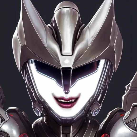 Image similar to close up headshot of a giantess, cute beautiful stunning anthropomorphic female robot dragon, with sleek silver metal armor, glowing OLED visor, facing the camera, high quality maw open and about to eat your pov, food pov, the open maw being highly detailed and soft, highly detailed digital art, furry art, anthro art, sci fi, warframe art, destiny art, high quality, 3D realistic, dragon mawshot, maw art, pov furry art, furry mawshot, macro art, dragon art, Furaffinity, Deviantart Eka's Portal, G6