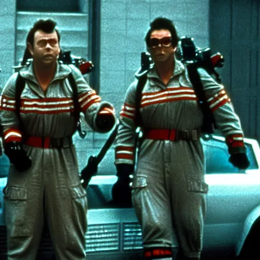 Image similar to Render of SCP-173, a still from the movie Ghostbusters (1984)