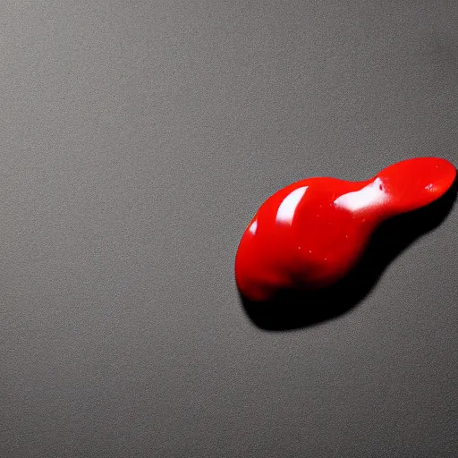 Image similar to advertisement for ketchup eye drops, product photography