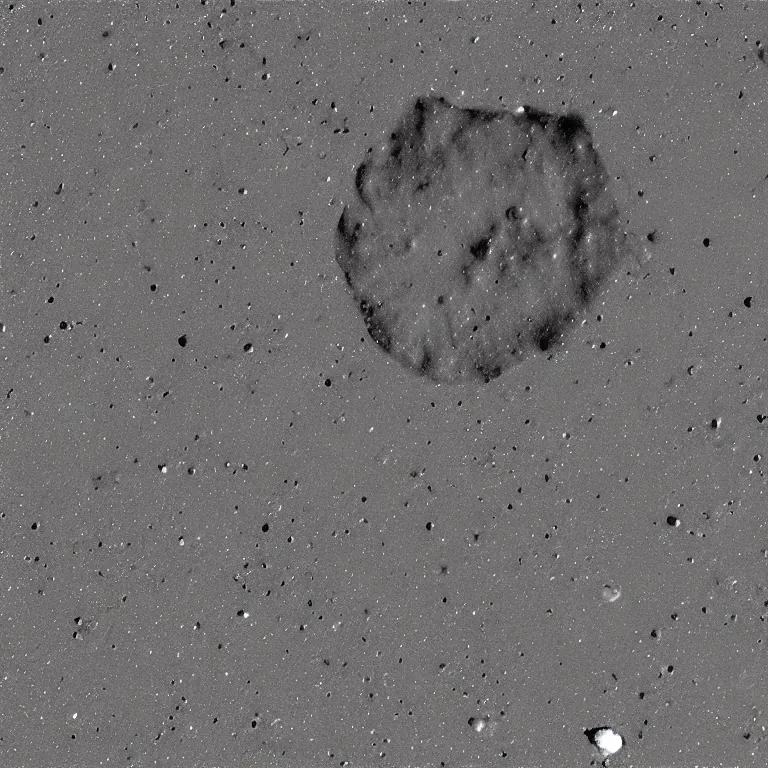 Image similar to orbital view of asteroid 9 9 9 4 2 apophis striking the earth