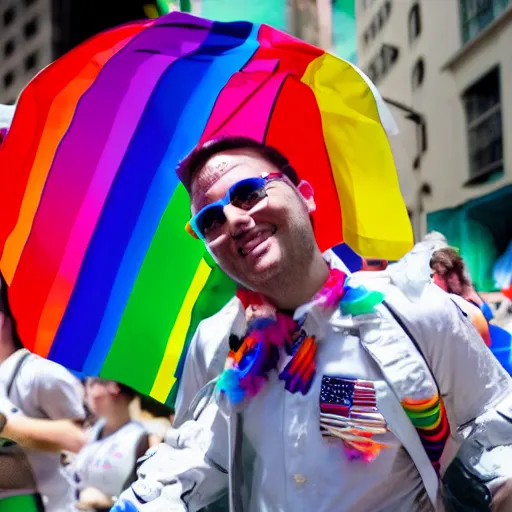 Image similar to lgbt pride parade on the moon 4k