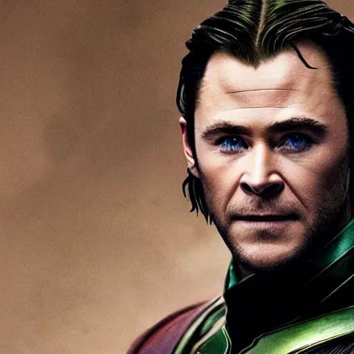 Prompt: chris hemsworth as loki