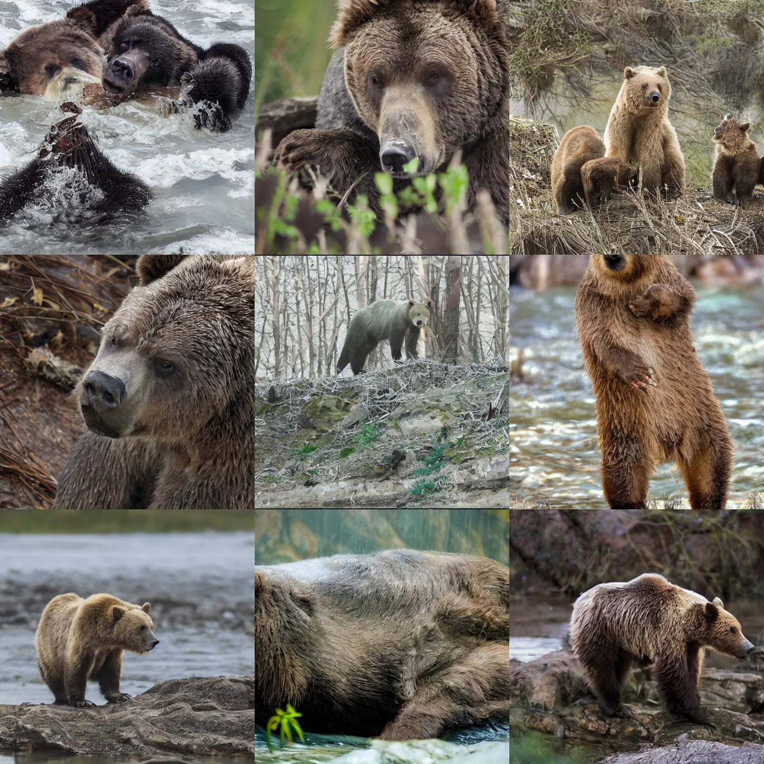 Prompt: grizzly bear by discovery channel