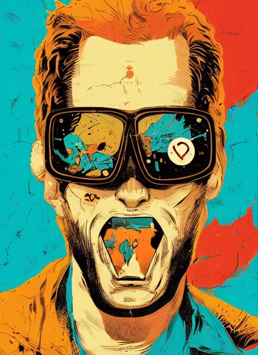 Image similar to delirium face portrait by petros afshar, tom whalen, laurie greasley, war by greg rutkowski