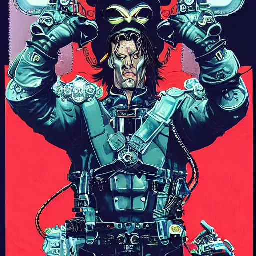 Image similar to portrait of tom cruise as hellboy, symmetrical, by yoichi hatakenaka, masamune shirow, josan gonzales and dan mumford, ayami kojima, takato yamamoto, barclay shaw, karol bak, yukito kishiro