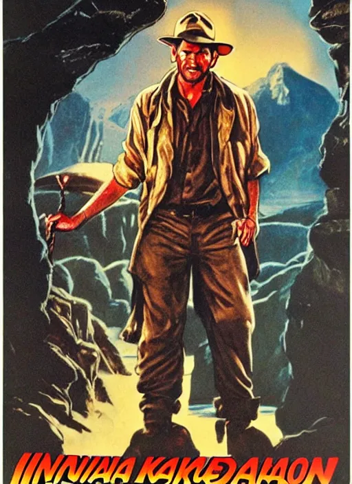 Image similar to 1 9 8 6 poster for indiana jones and the prisoner of azkaban