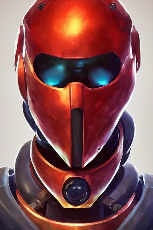 Image similar to epic mask helmet robot ninja portrait stylized as fornite style game design fanart by concept artist gervasio canda, behance hd by jesper ejsing, by rhads, makoto shinkai and lois van baarle, ilya kuvshinov, rossdraws global illumination radiating a glowing aura global illumination ray tracing hdr render in unreal engine 5